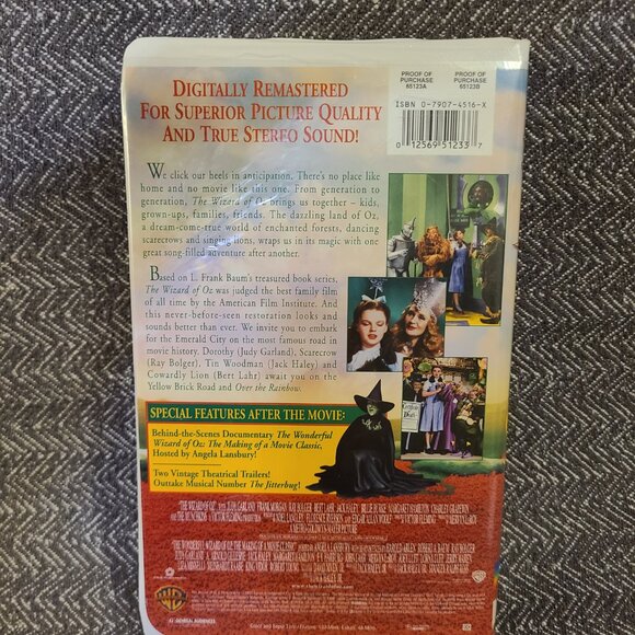 The Wizard of Oz (VHS, 1999, Clam Shell Packaging) - Picture 2 of 8